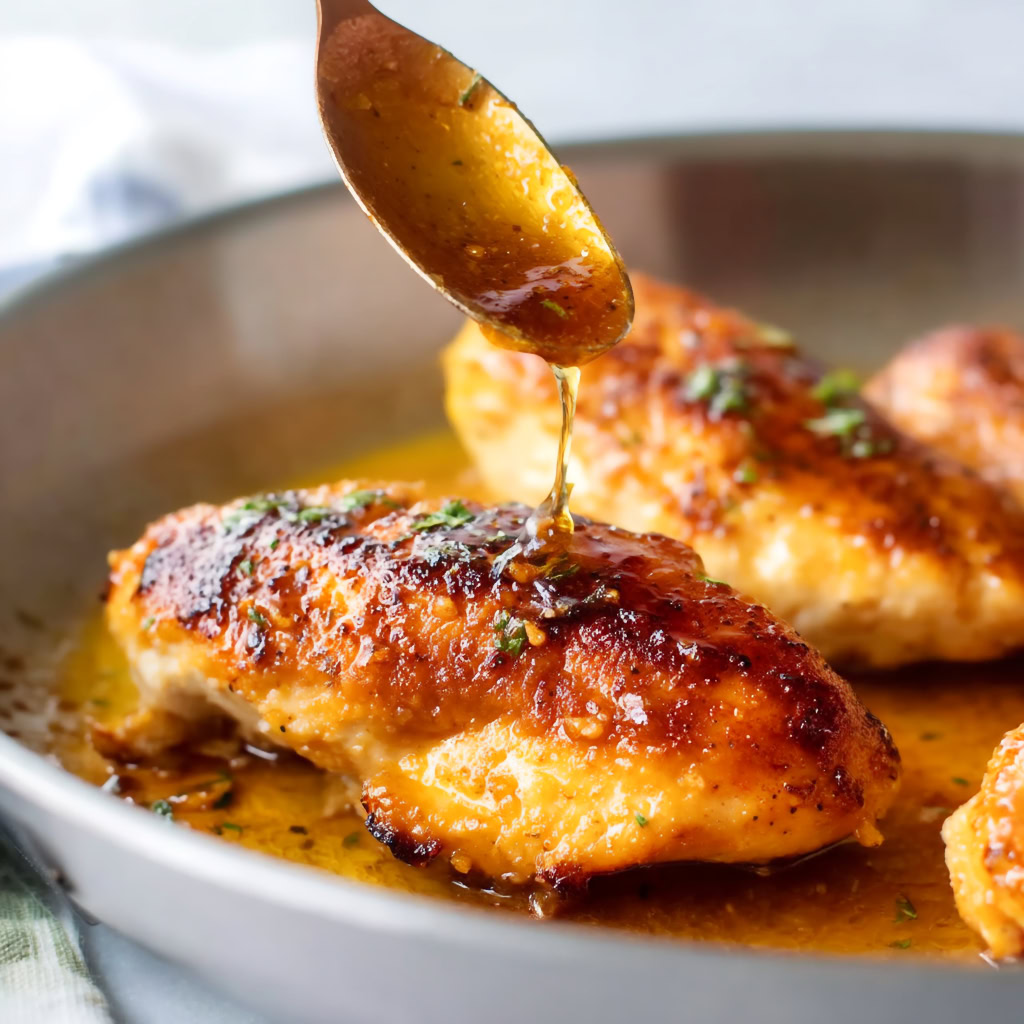 Orange Honey Glazed Chicken Breast