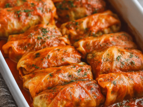 Stuffed Beef Cabbage Rolls Recipe