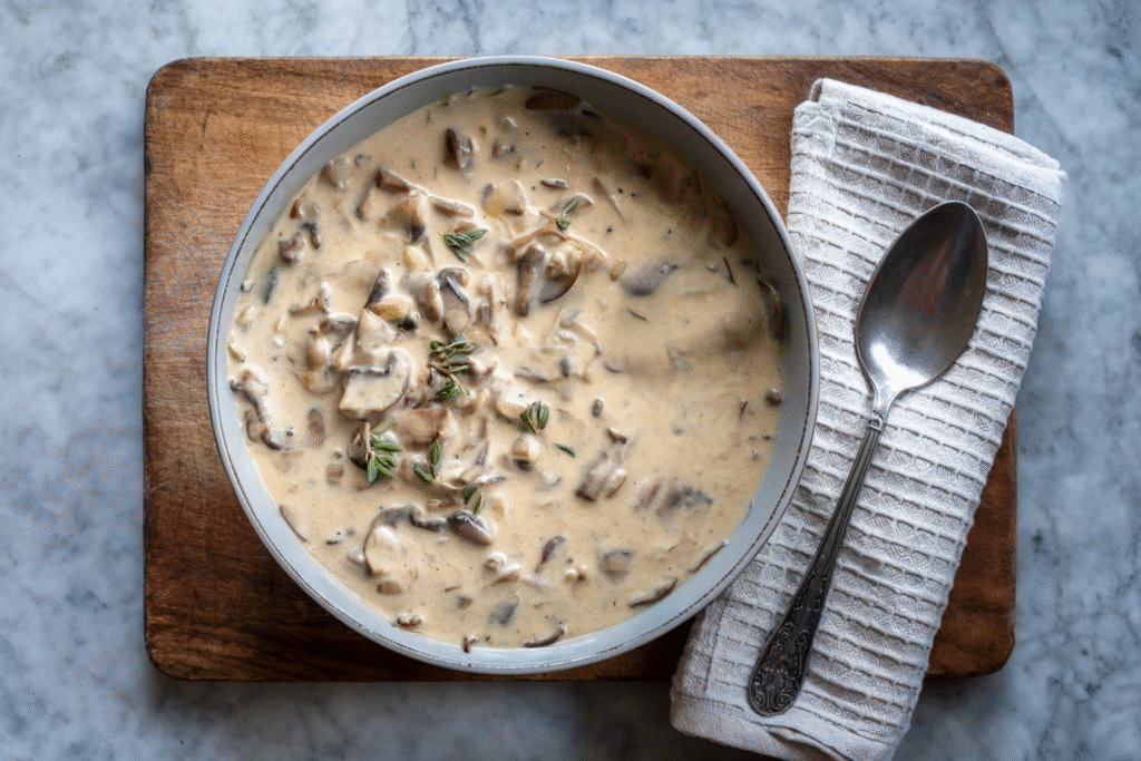 Classic Cream of Mushroom Soup