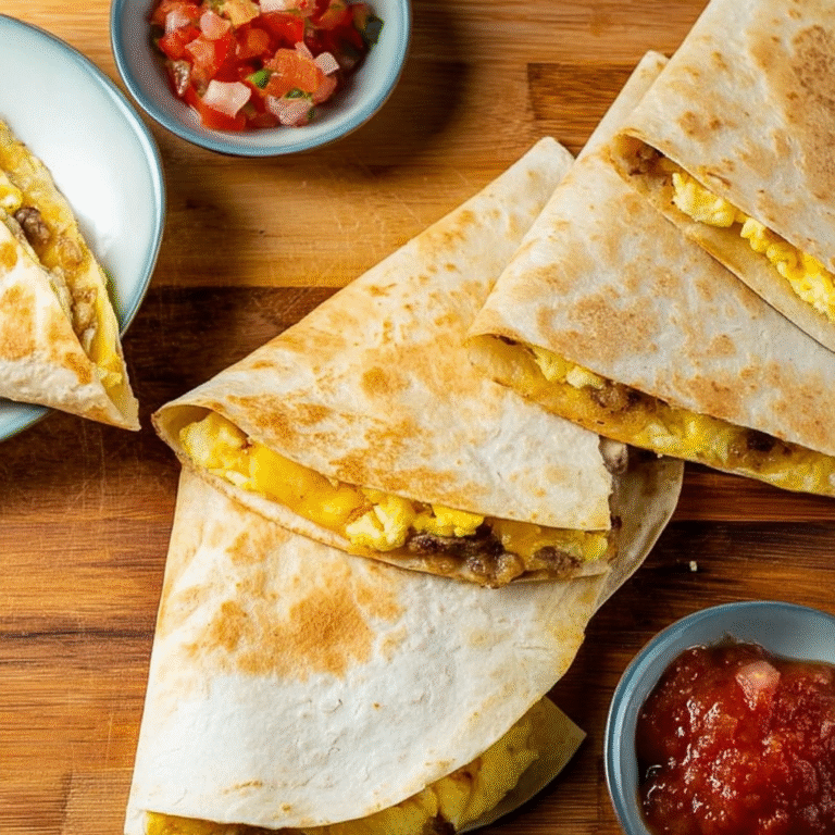 Breakfast Quesadilla Recipe