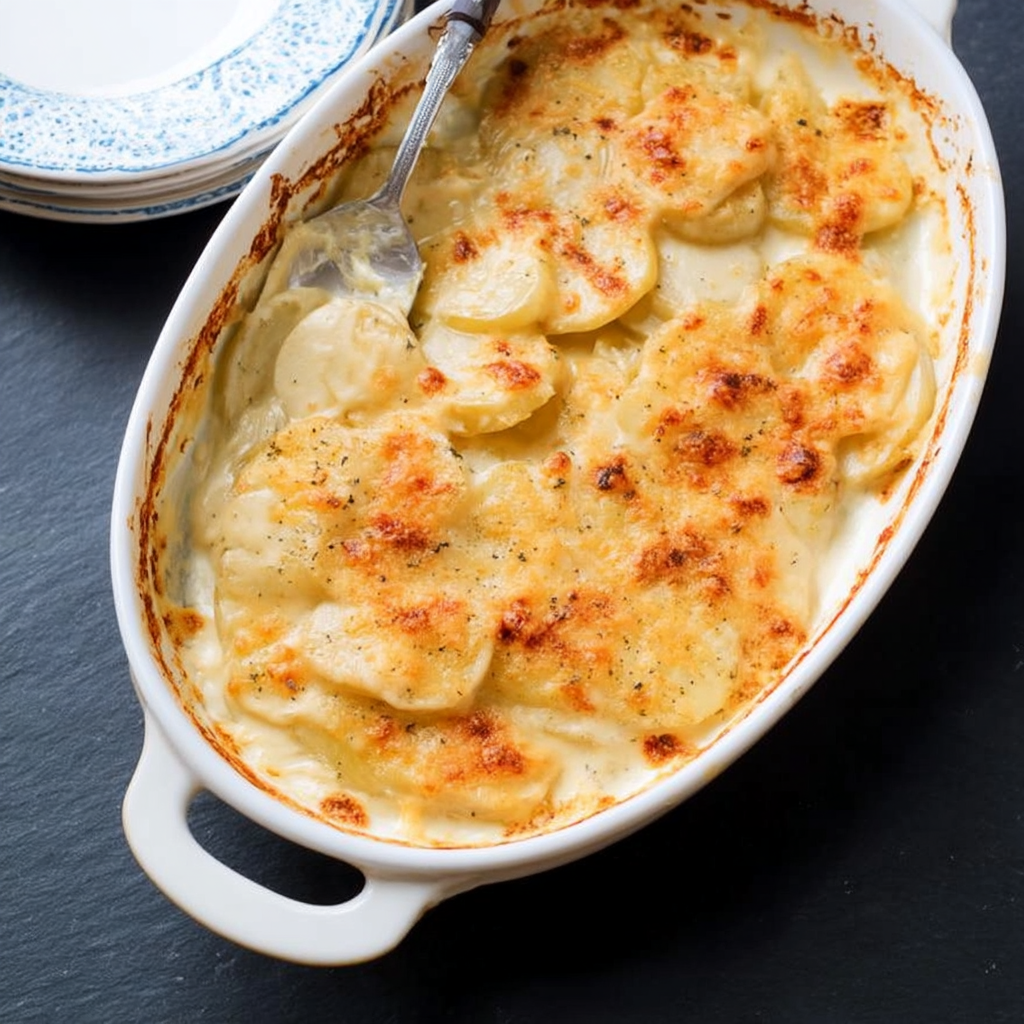 cheesy scalloped potatoes recipe