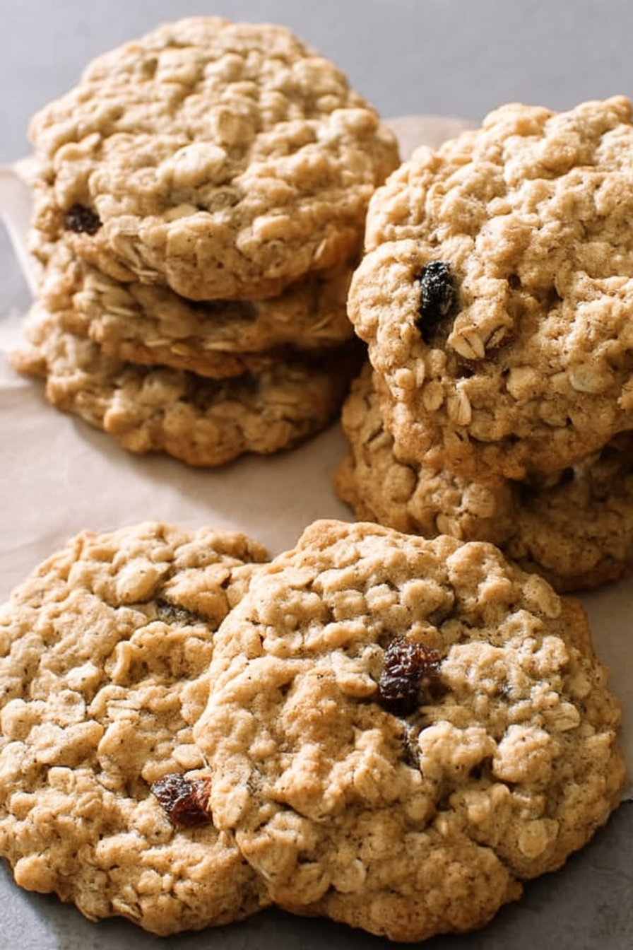 chewy oatmeal cookies