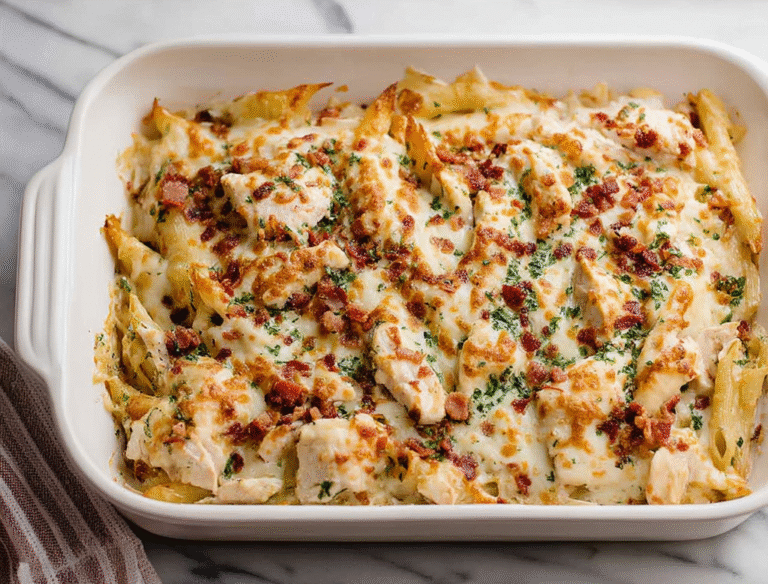 chicken bacon ranch casserole