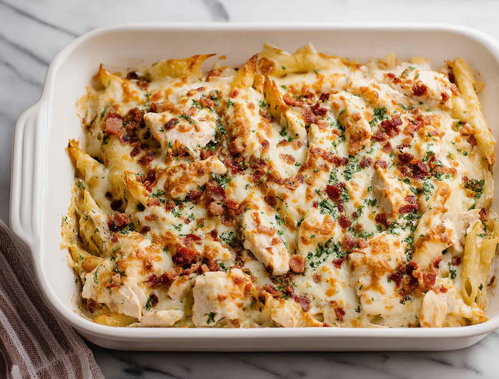 Chicken Bacon Ranch Casserole