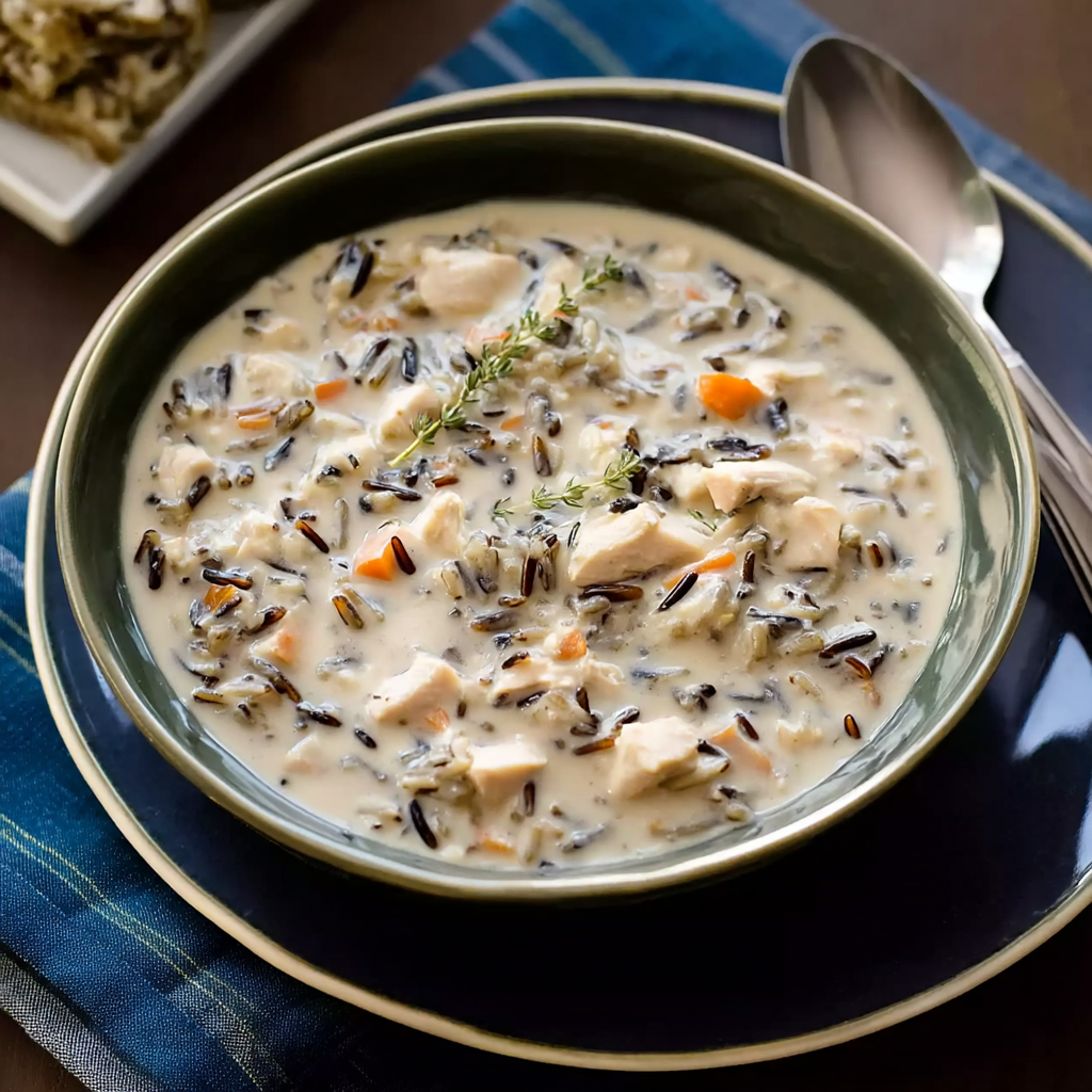 creamy turkey and wild rice soup
