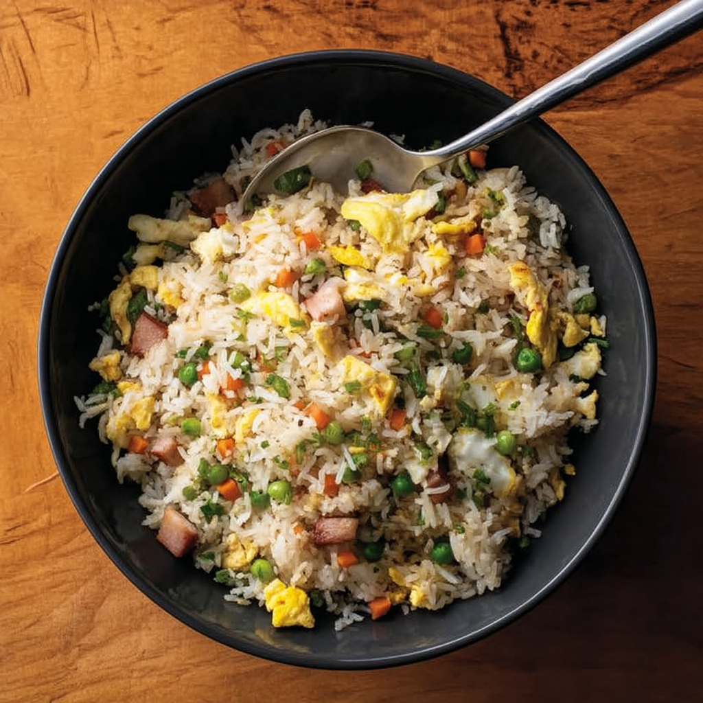 egg fried rice recipe for 2
