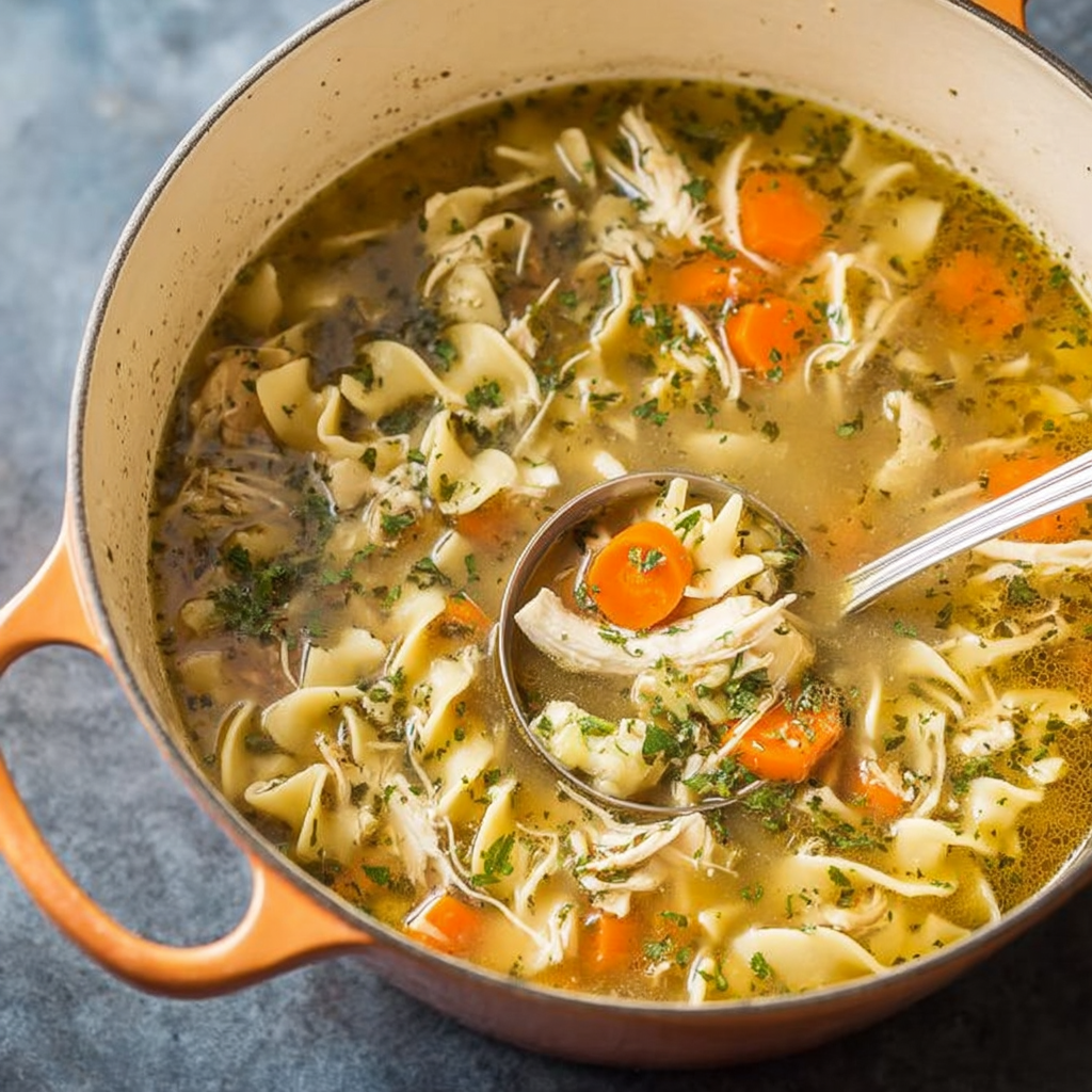 hearty chicken noodle soup