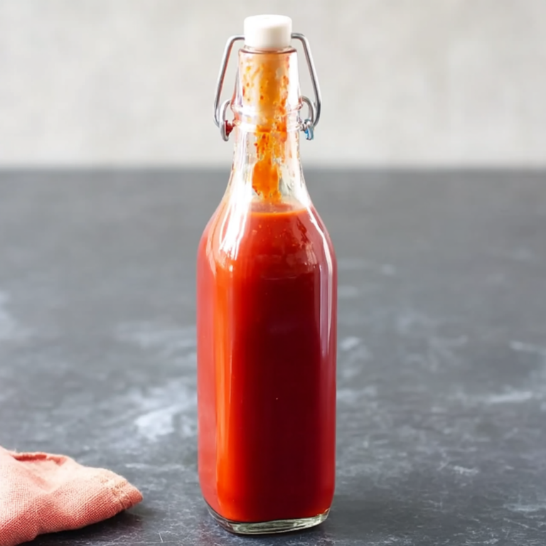 homemade sriracha sauce recipe
