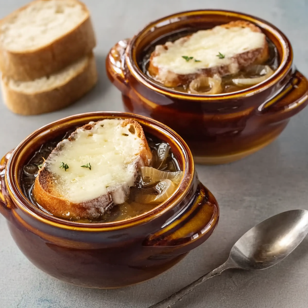 slow cooker French onion soup