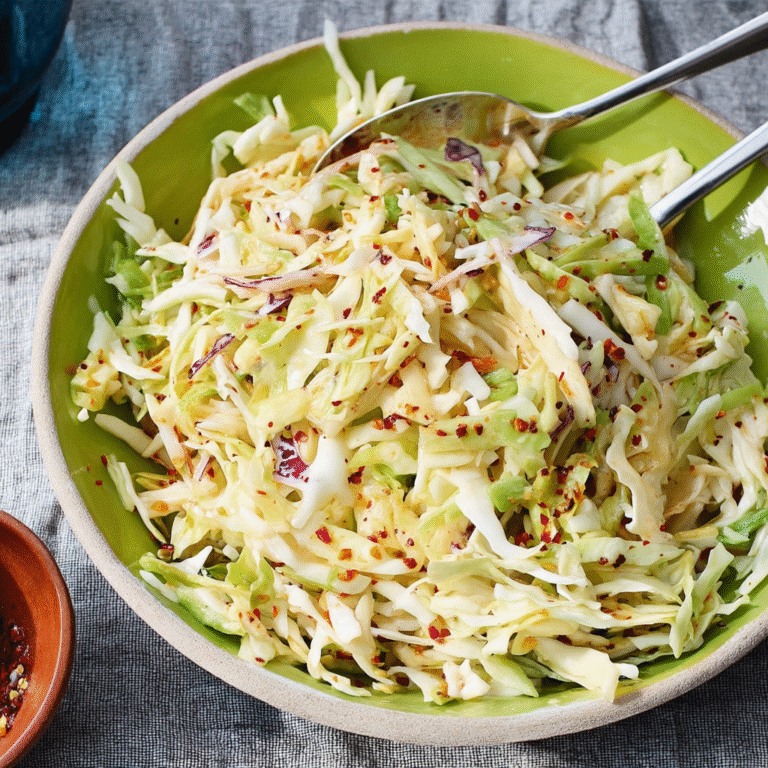 sweet and spicy slaw