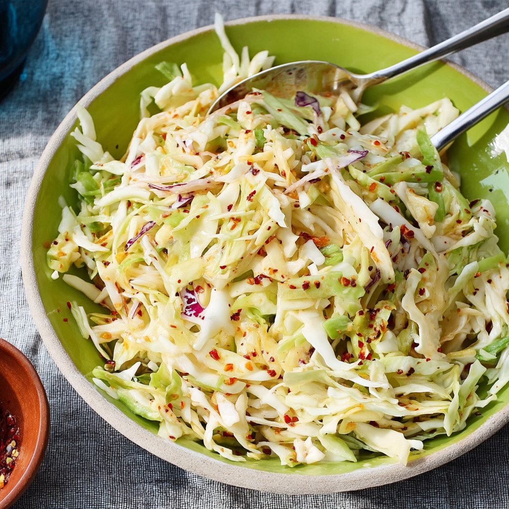 sweet and spicy slaw
