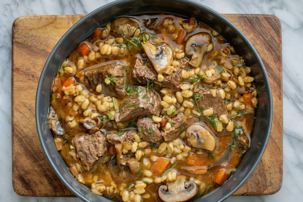 Hearty Beef and Barley Soup