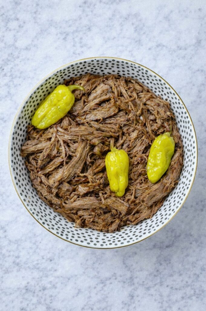 Slow Cooker Mississippi Pot Roast