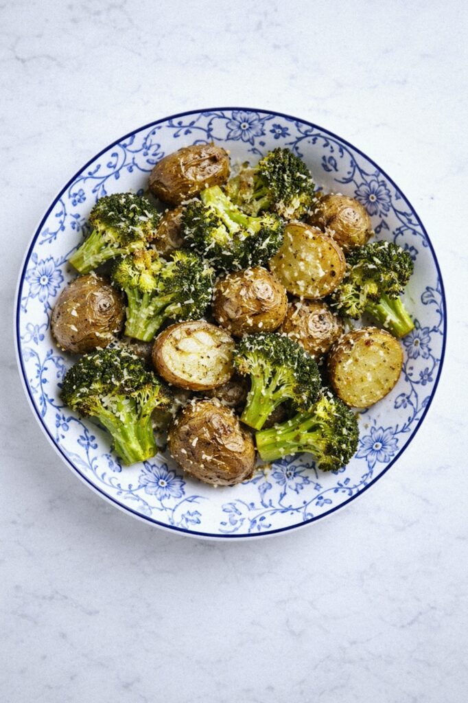 Roasted Broccoli and Potatoes