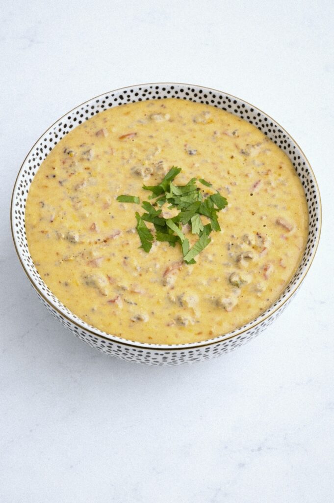 Crock-Pot Queso with Sausage